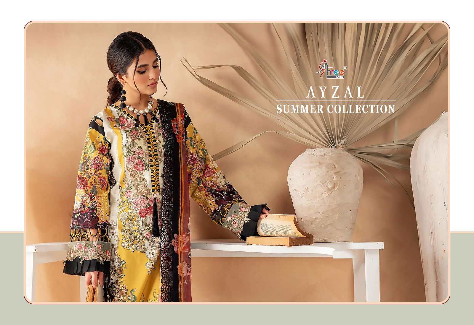 Ayzel Summer Collection Cotton Pakistani Suits Catalog